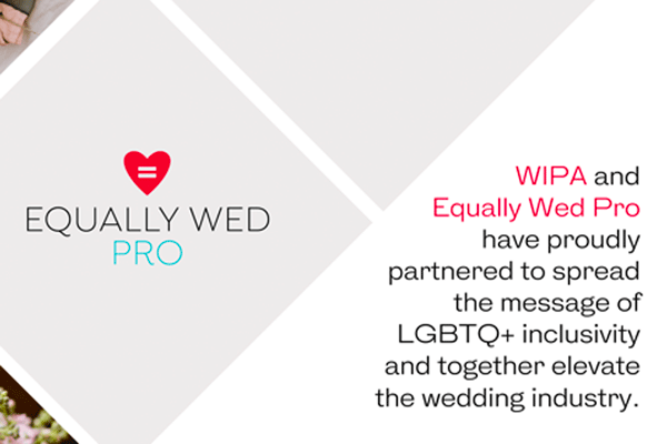 WIPA Partners with Equally Wed Pro as Pride Month Nears